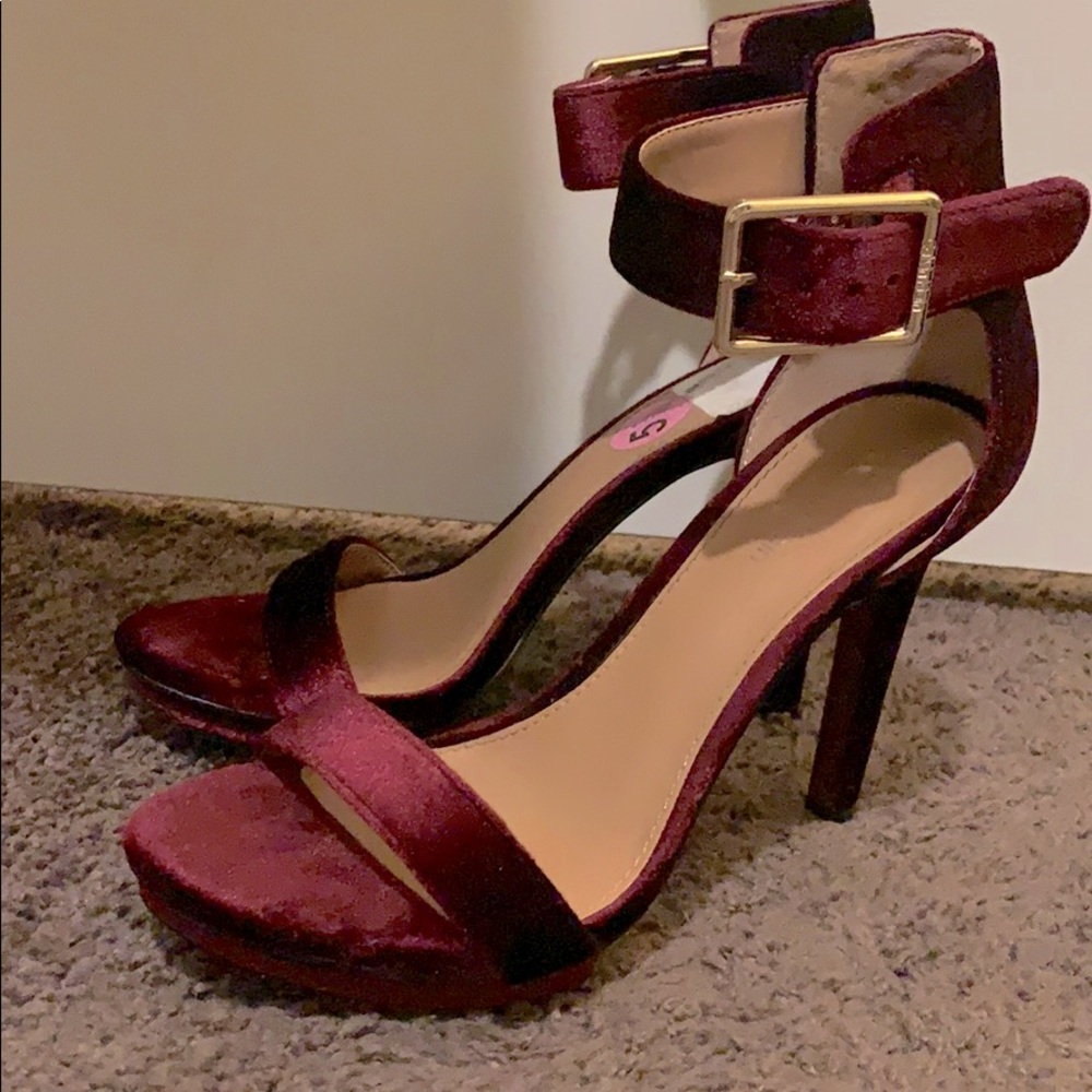 Calvin Klein ankle strap heels